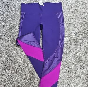 Fabletics Deep Purple Active Leggings